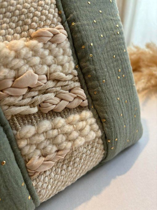 Pochette Accessoire avec Tissage Artisanale 